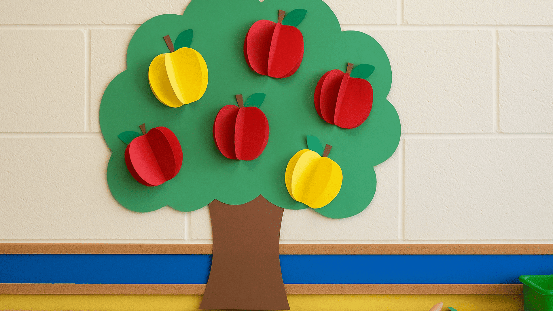 3d apple tree craft