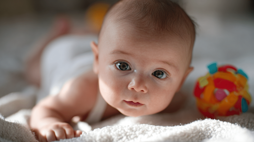 4 months baby activities