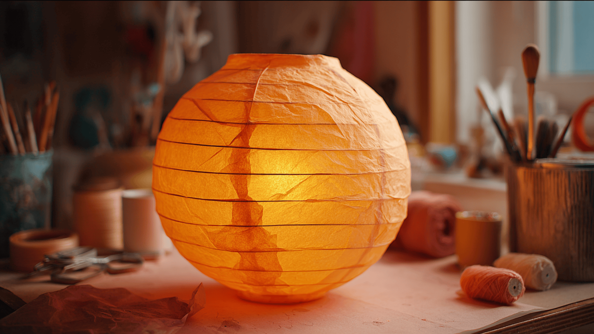 balloon paper mache lanterns