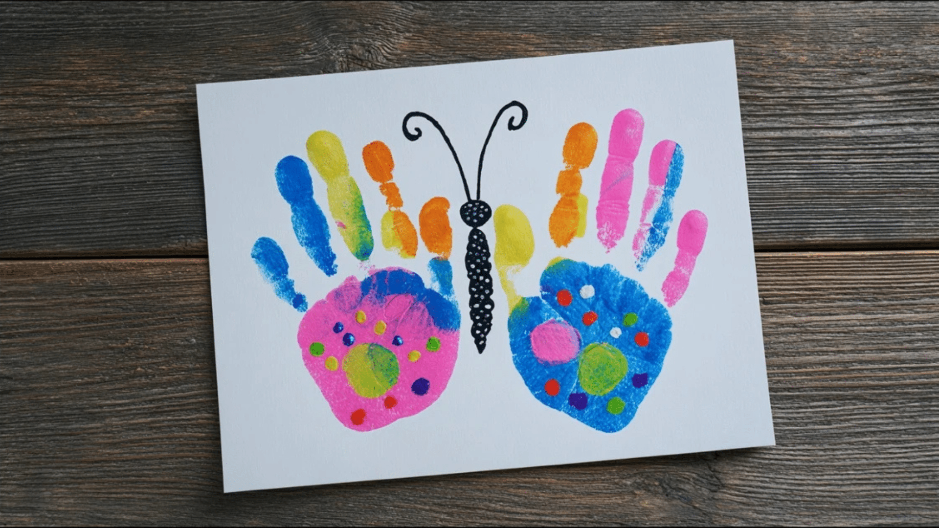 butterfly handprints