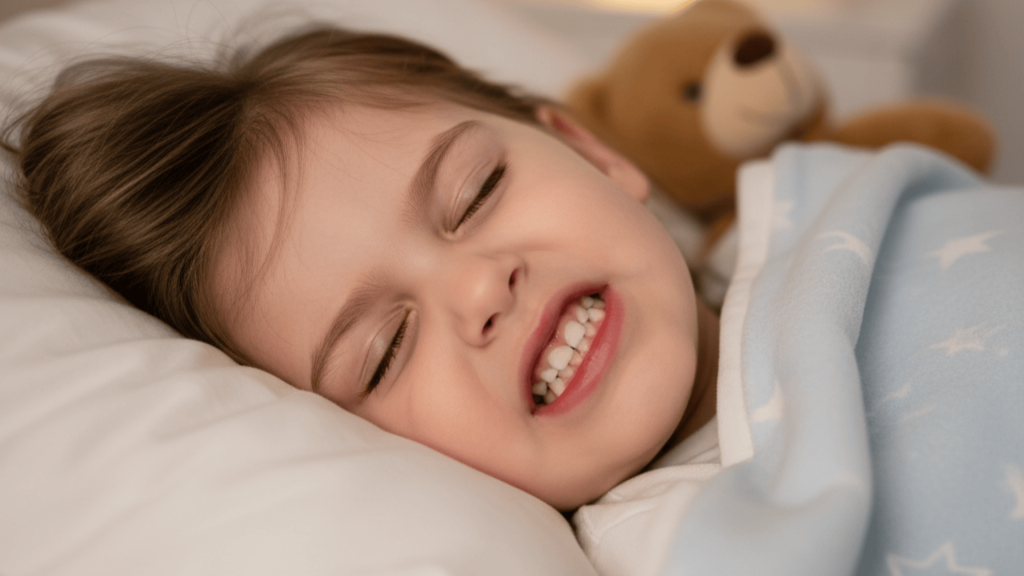 child grinding teeth in sleep