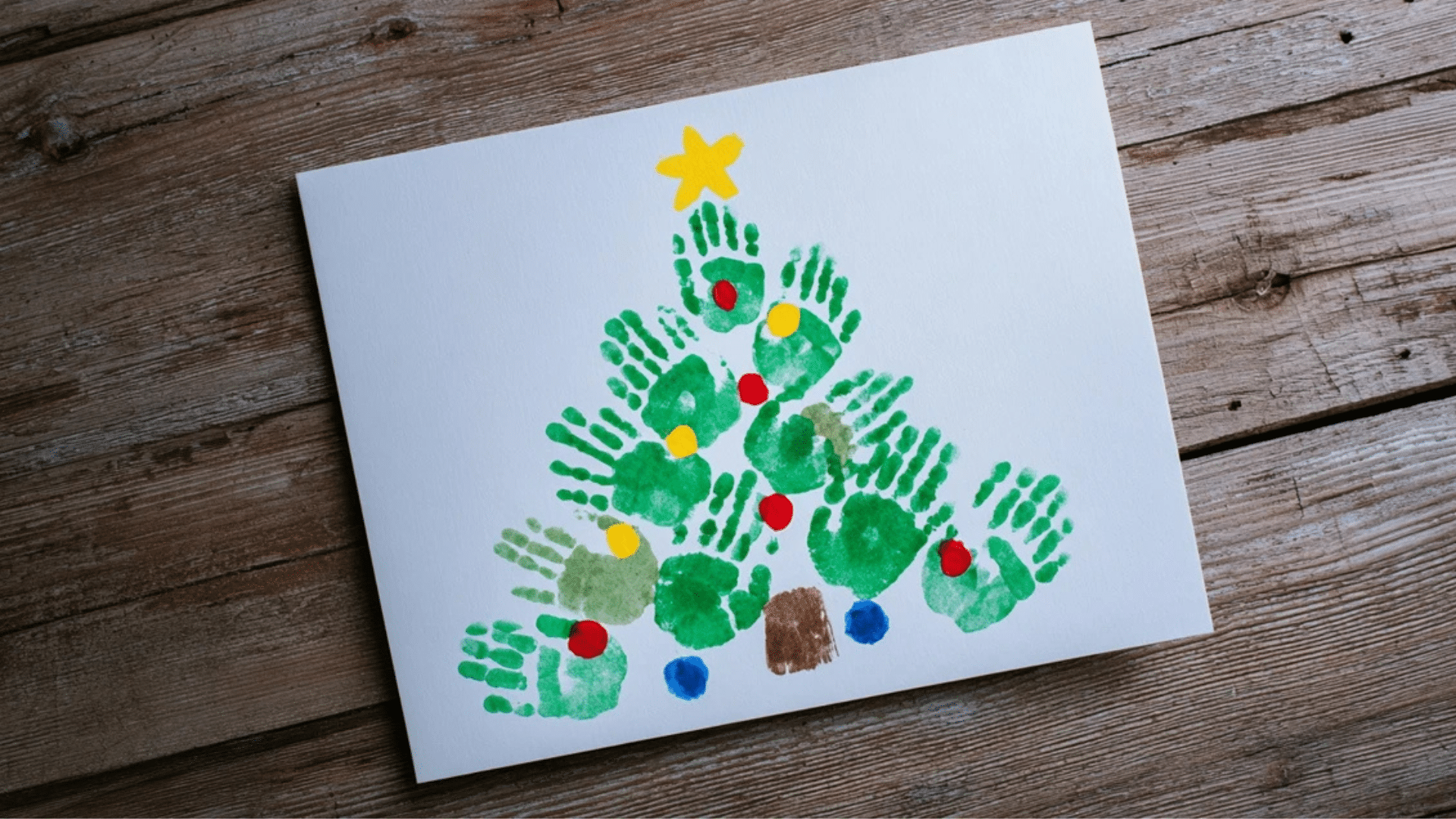 christmas tree handprint