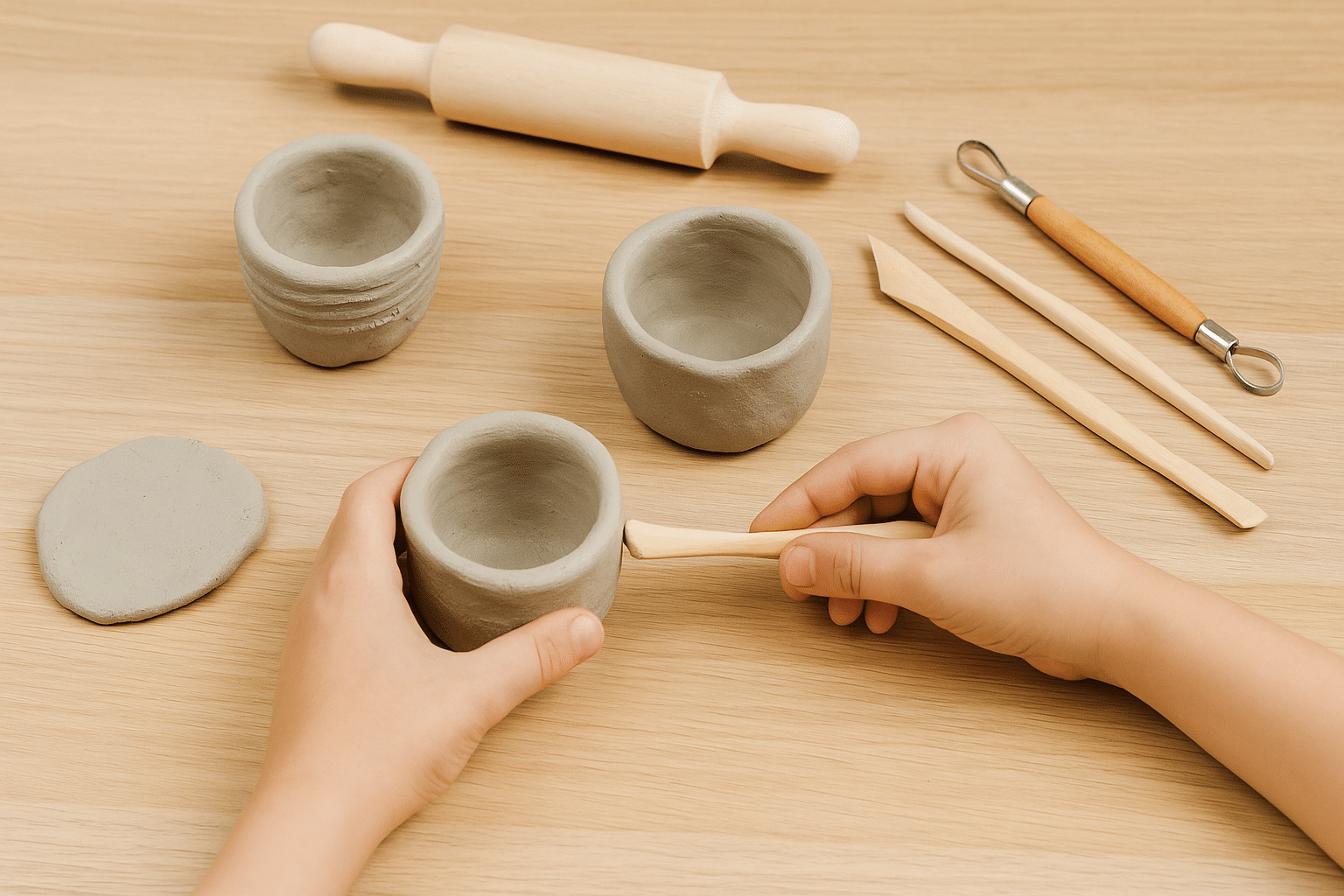 clay pots
