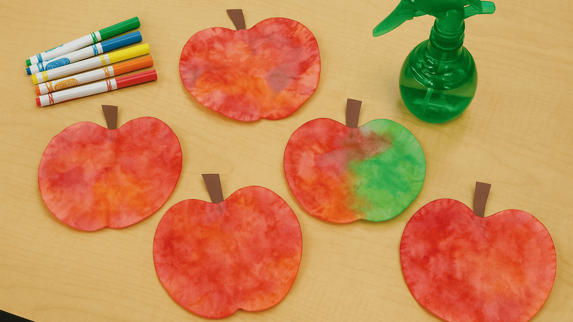 coffee filter apples