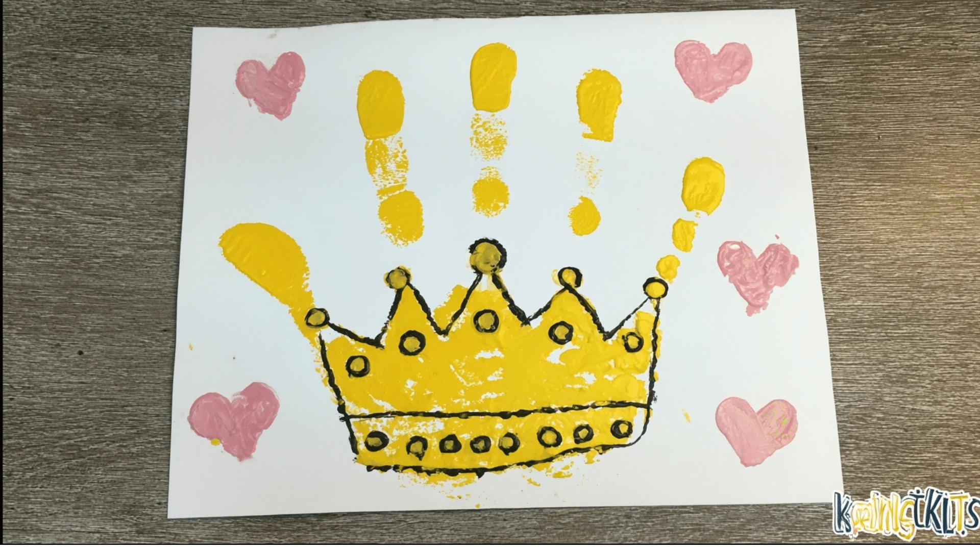 crown handprints