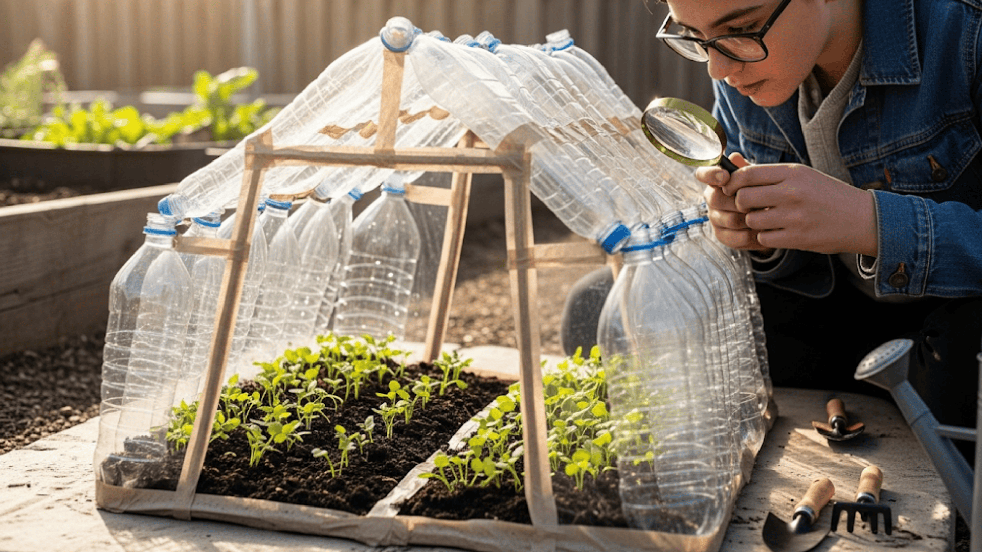 design a mini greenhouse