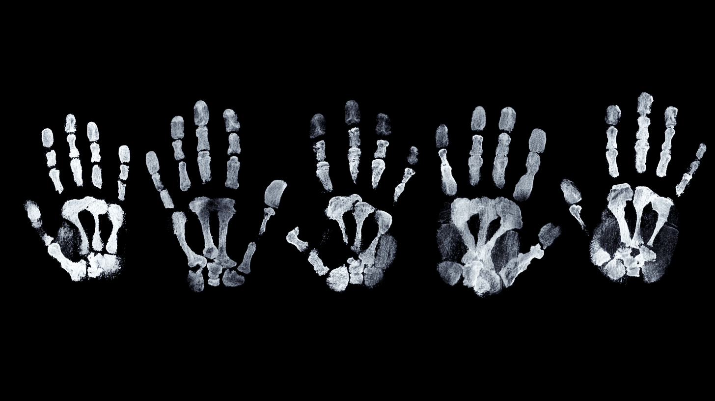 easy halloween crafts for kids skeleton handprint
