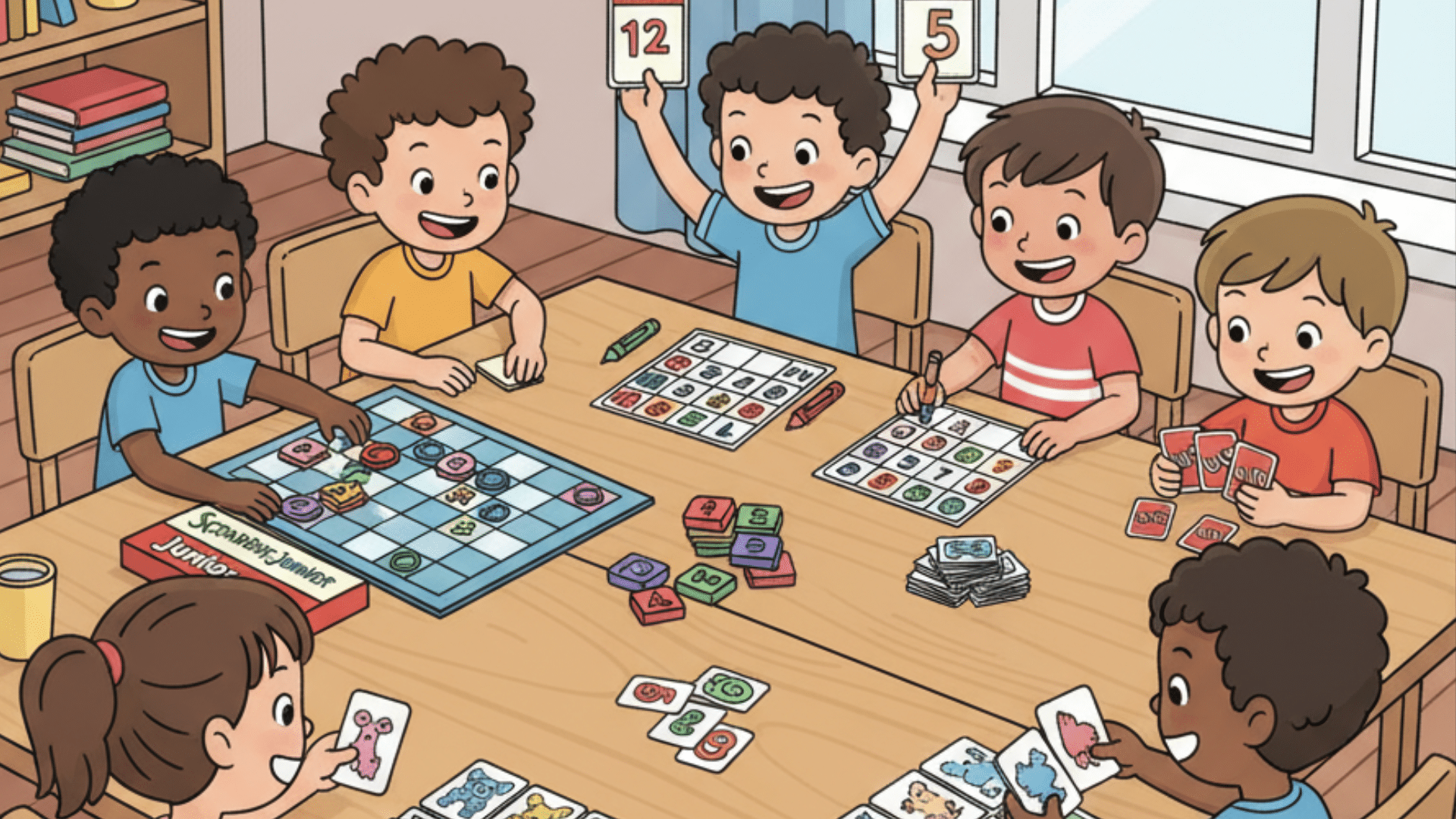 educational board and card games