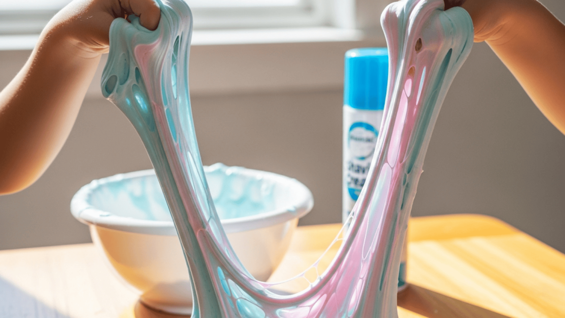 fluffy slime shaving cream version