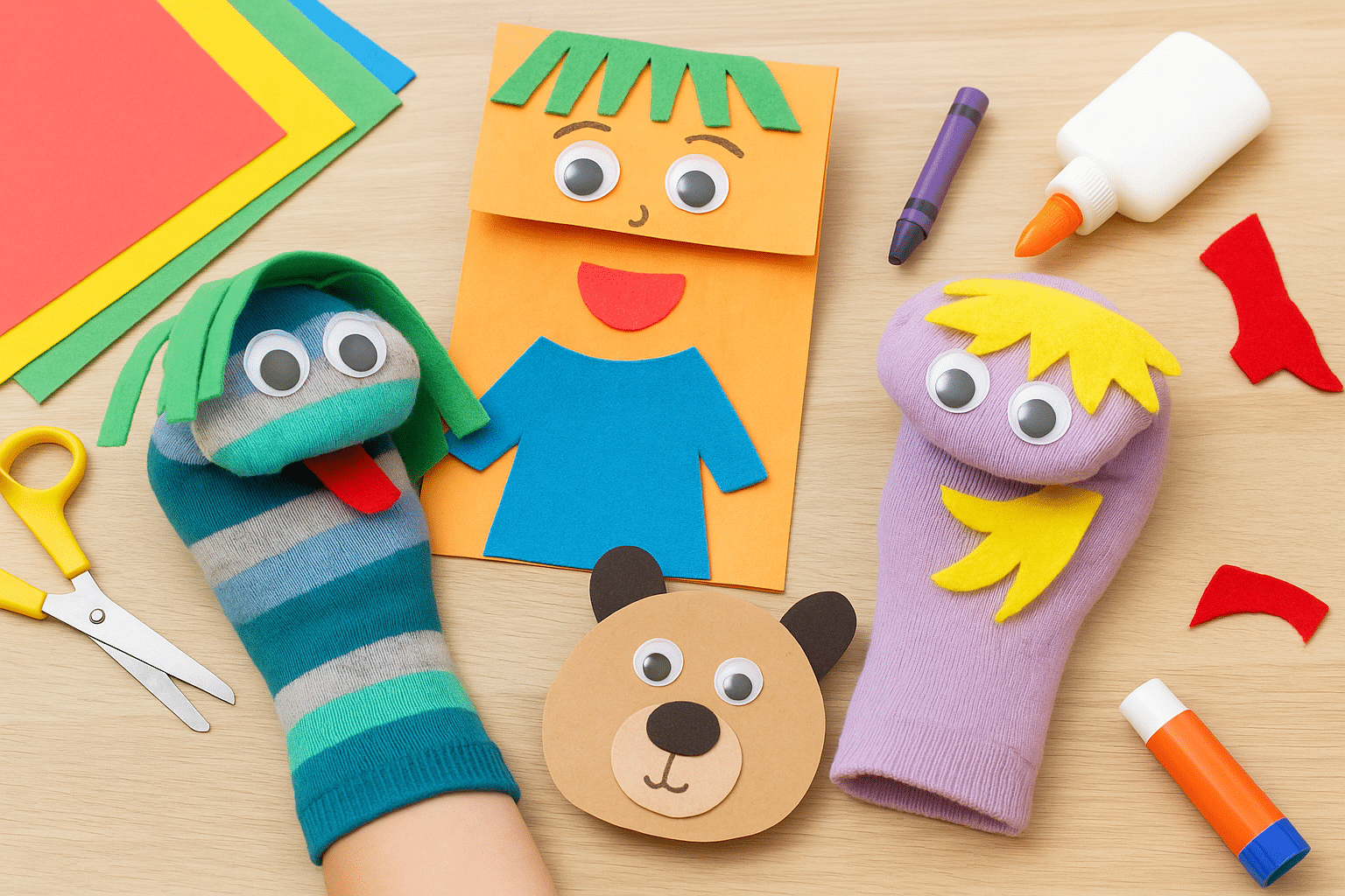 homemade puppets