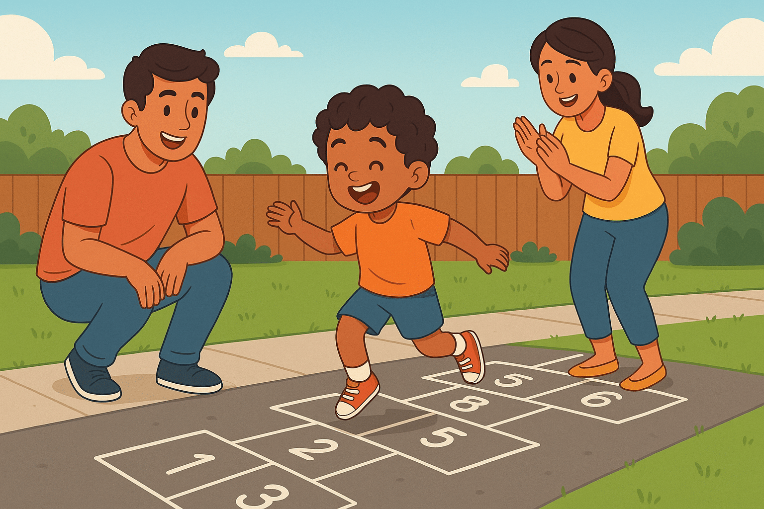 hopscotch with numbers