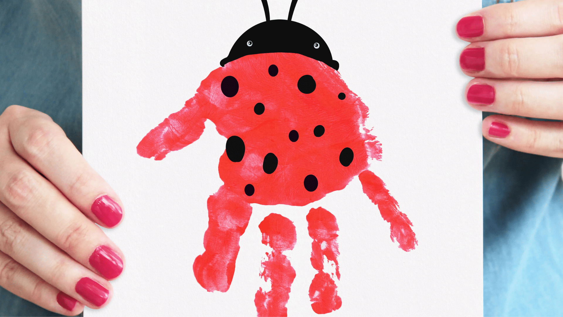 ladybug handprints