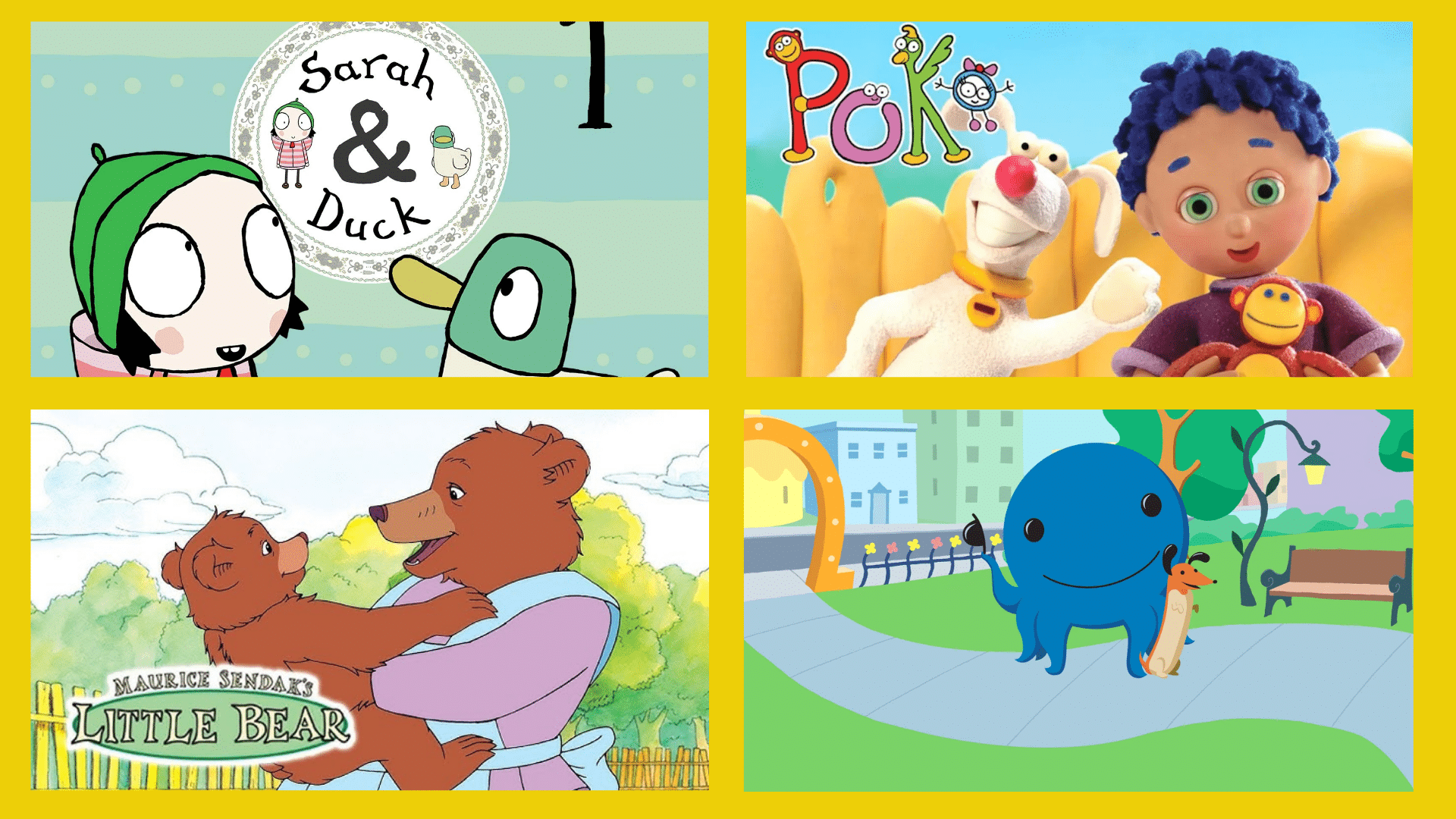 low stimulation educational shows for kids