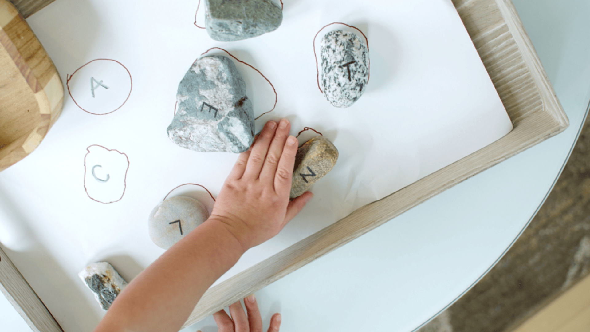 matching game with rocks