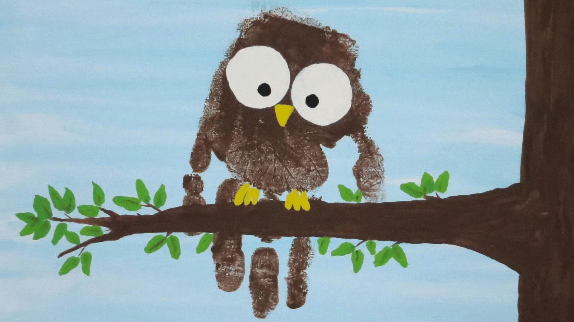 owl handprints