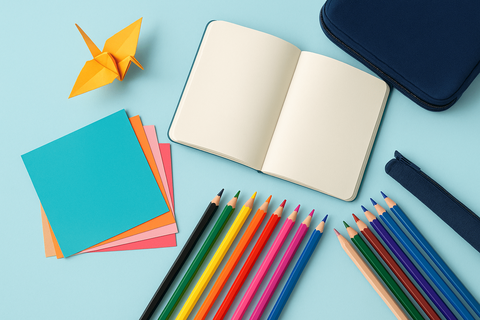 portable coloring or origami kits
