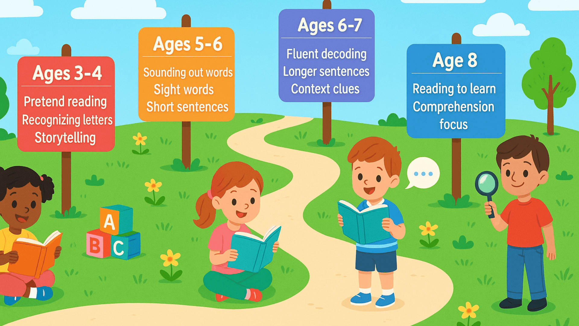 reading milestones by age