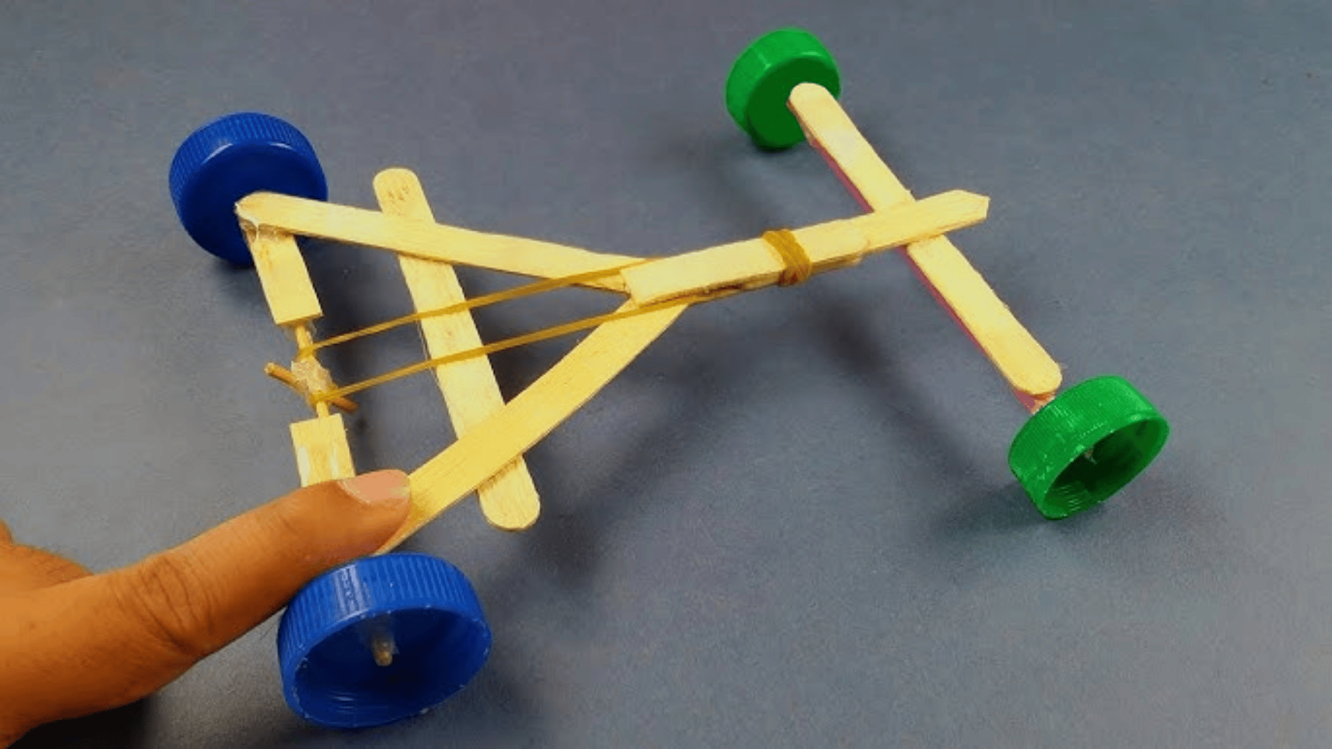 rubber band cars