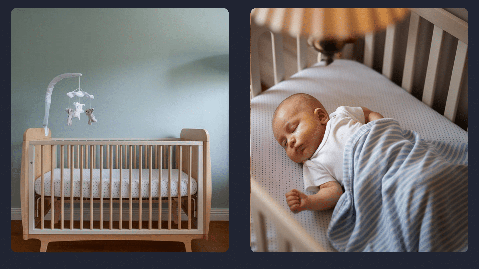 safe sleep space for newborn baby