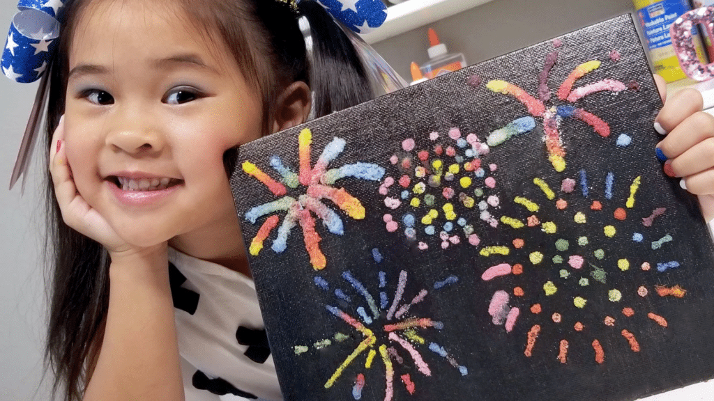 salt paintings for kids