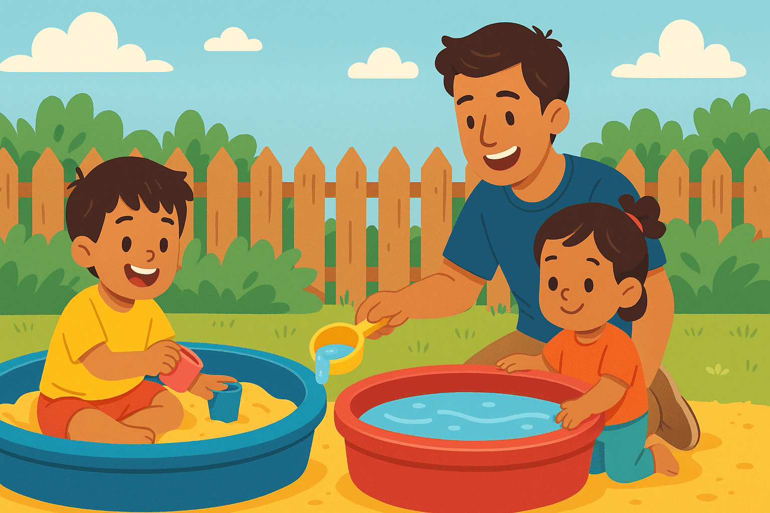 sand and water play