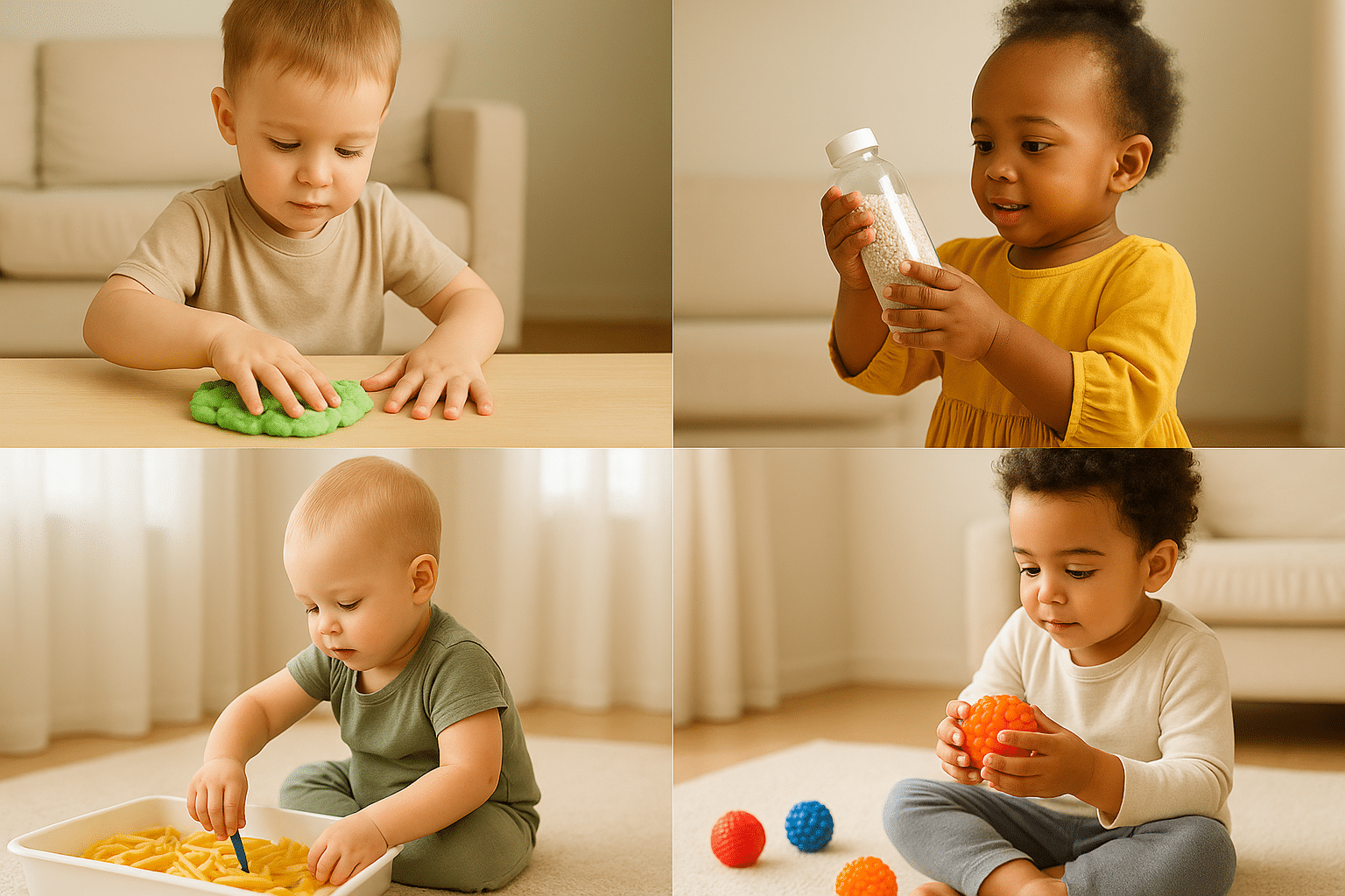 sensory play at home
