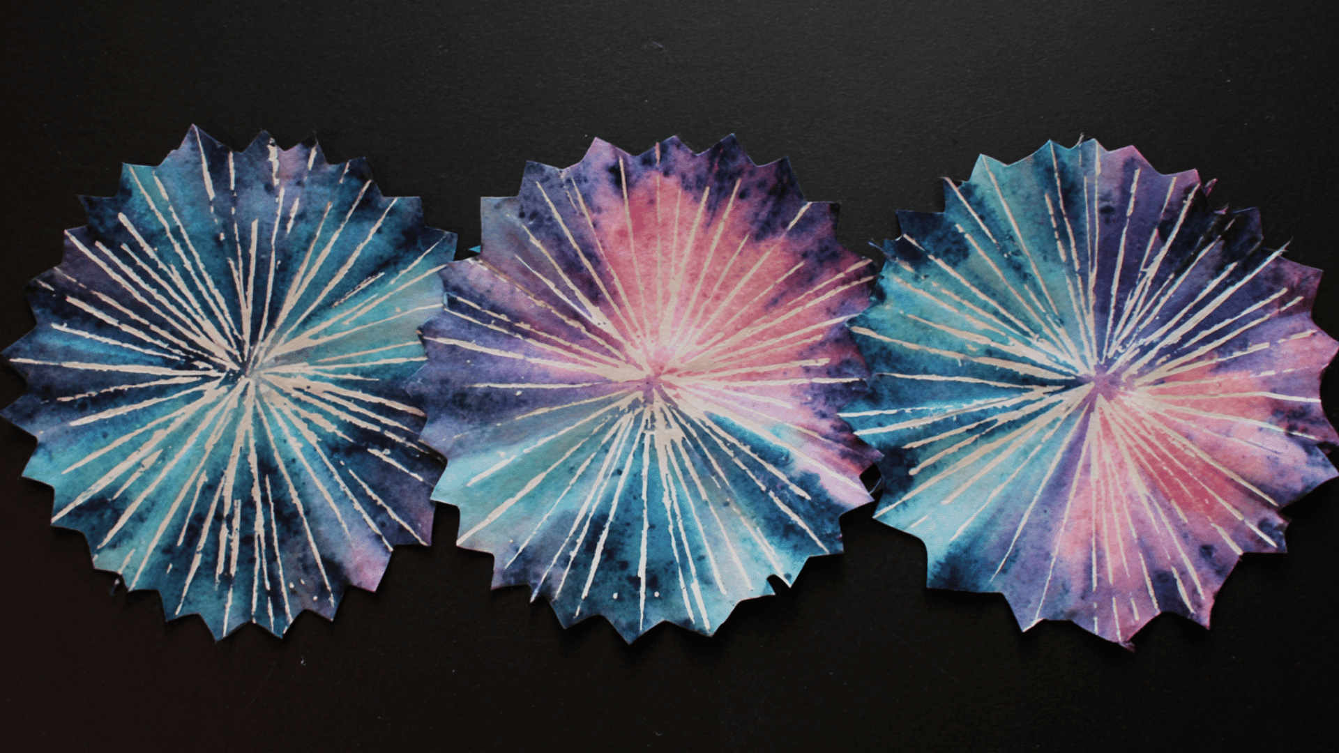 starburst fireworks art