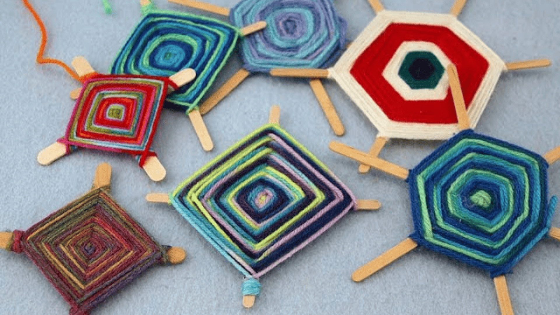 stick weaving craft
