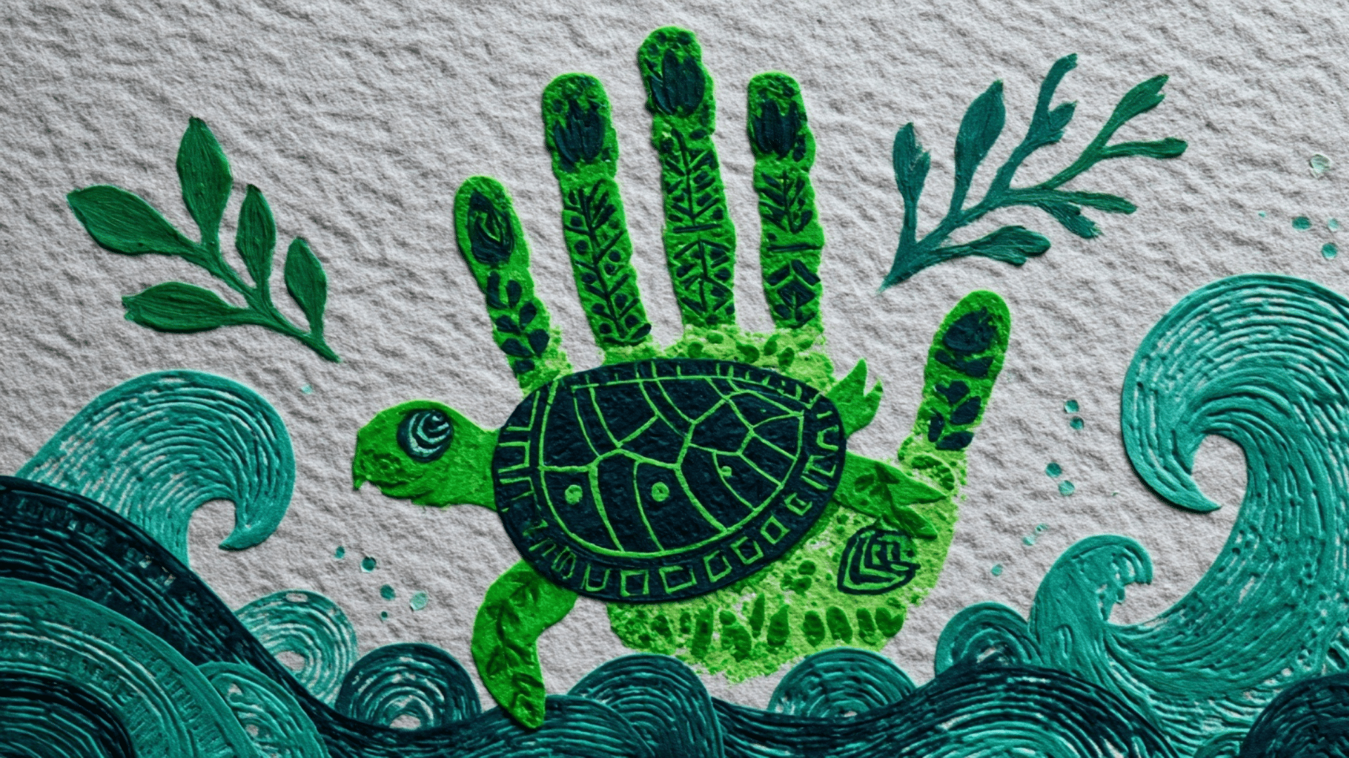 turtlr handprints