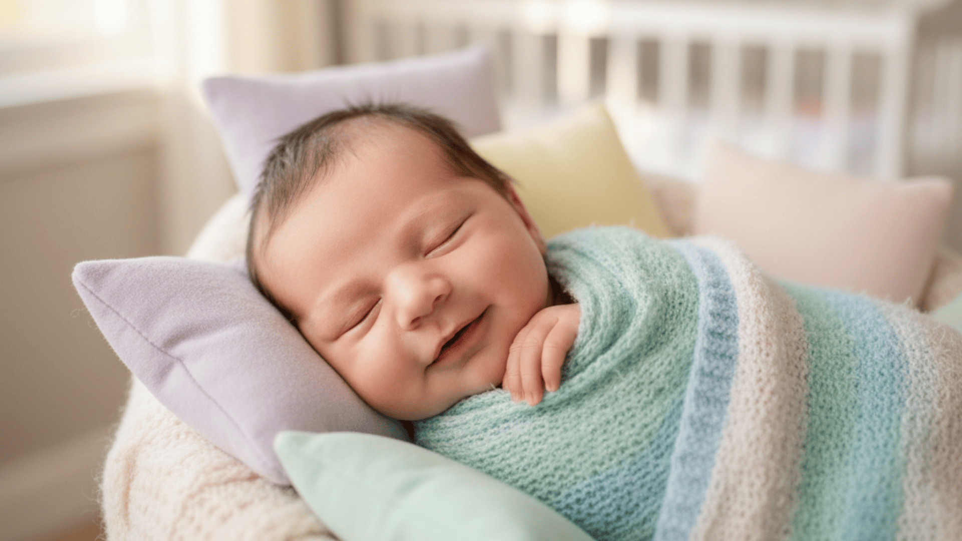 why do babies smile in their sleep