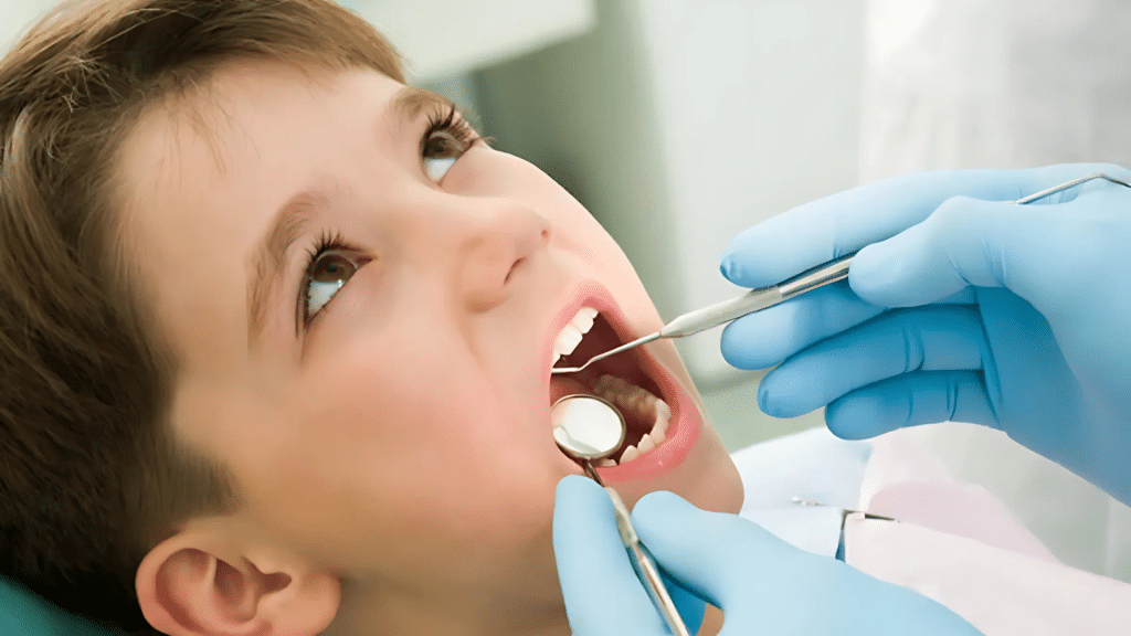 why do kids get silver teeth