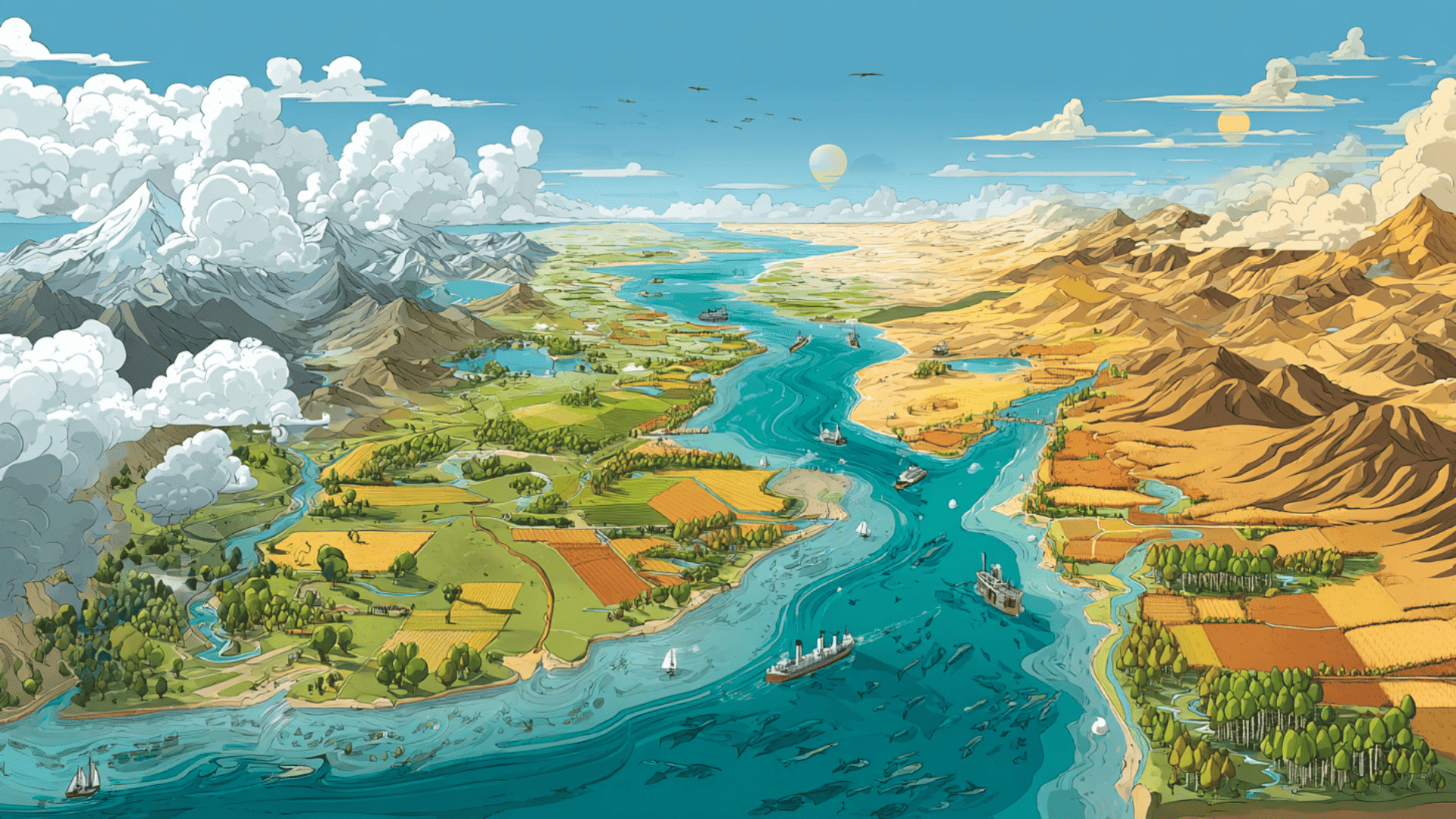 why landforms and bodies of water matter