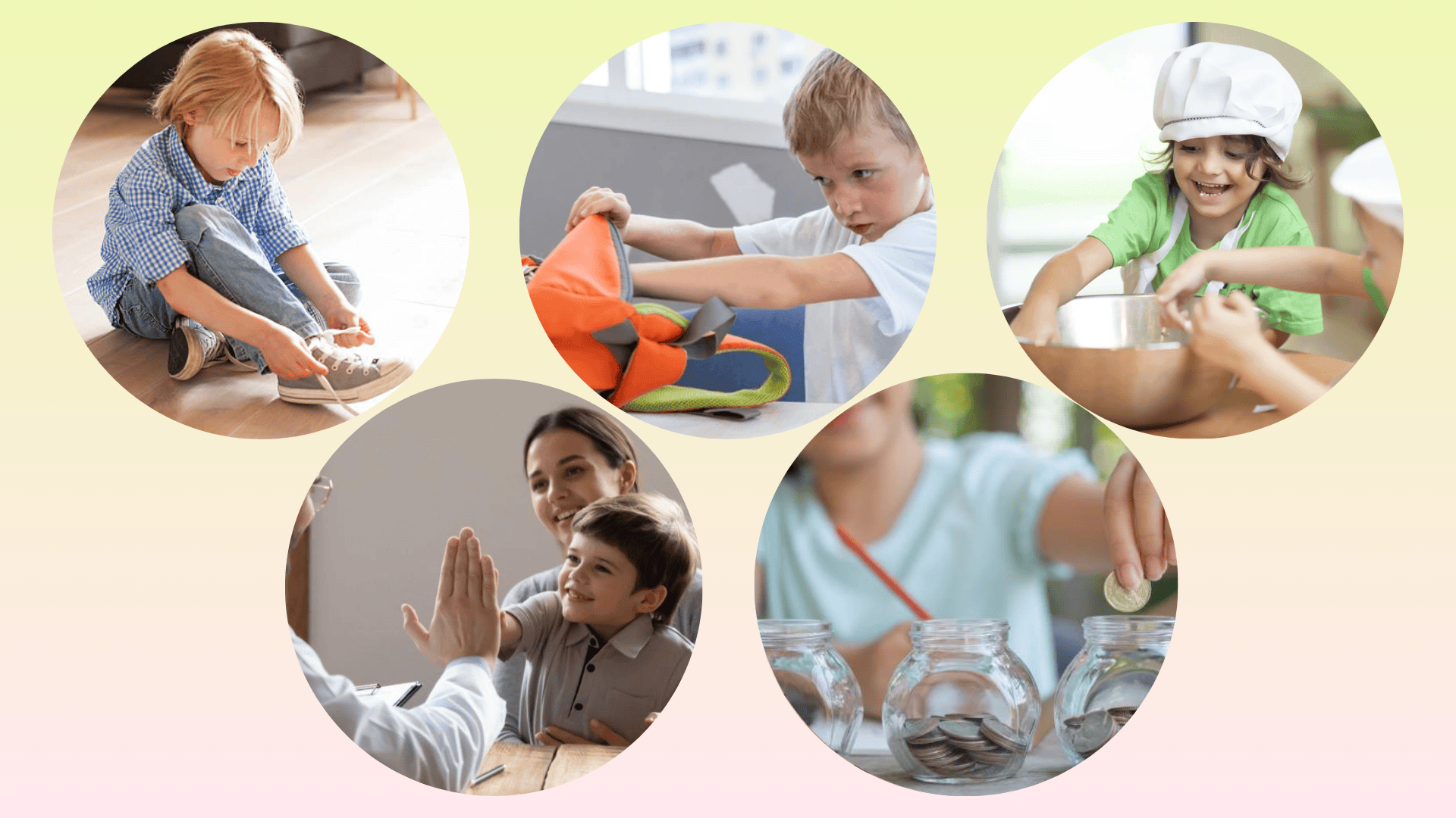 young children of ages five seven