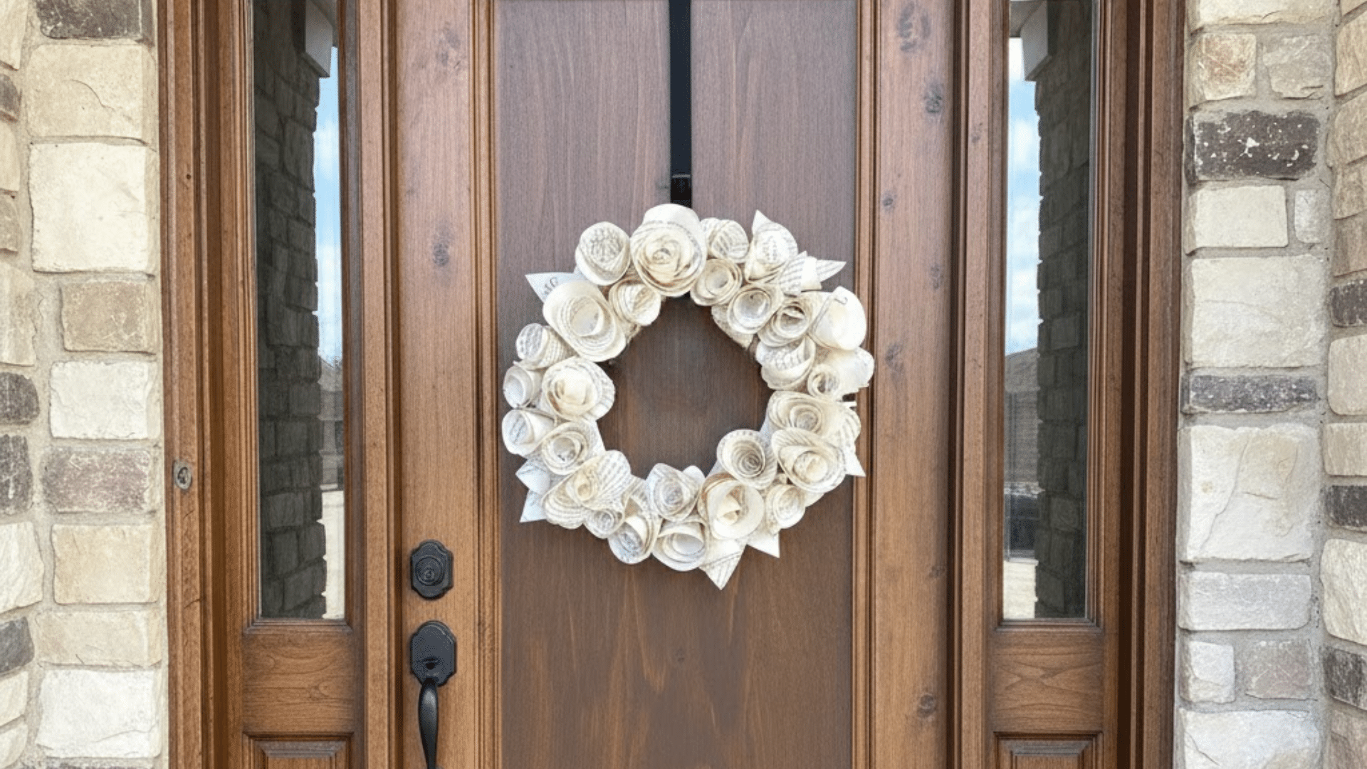 book page wreath diy craft for adults