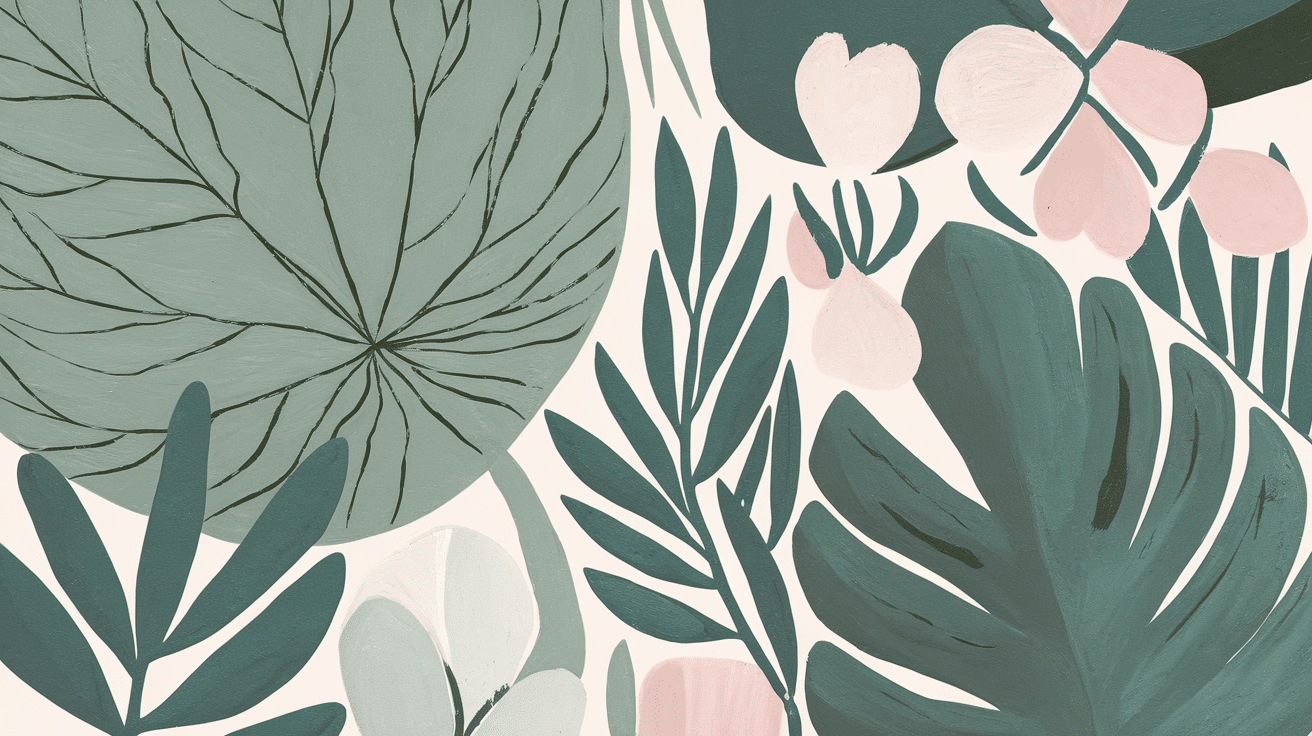 botanical gouache floral illustration art project