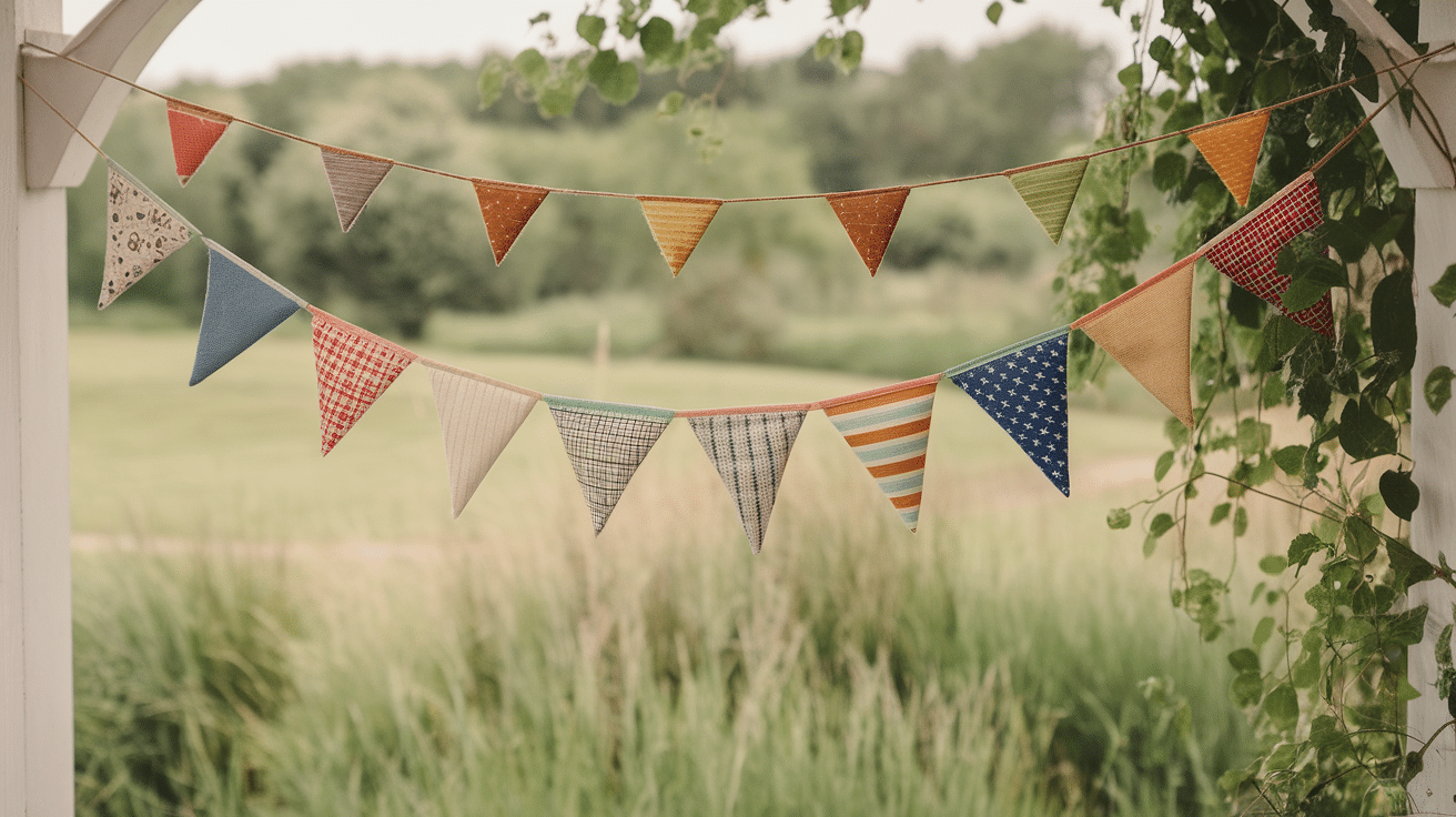 fabric bunting diy craft for adults