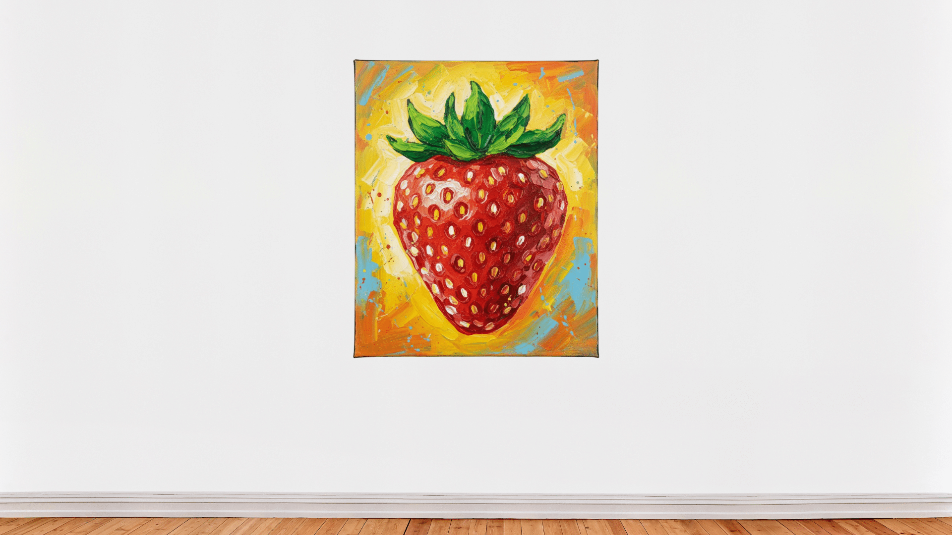 fruit portrait canvas painting