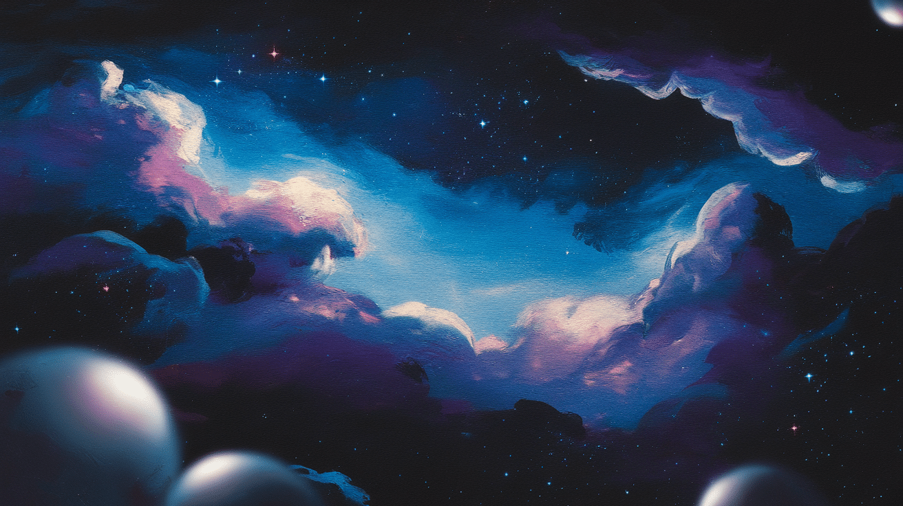 galaxy night sky acrylic painting art project