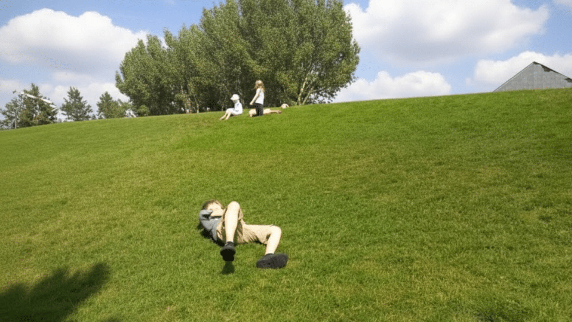 hill rolling outdoor activities for kids