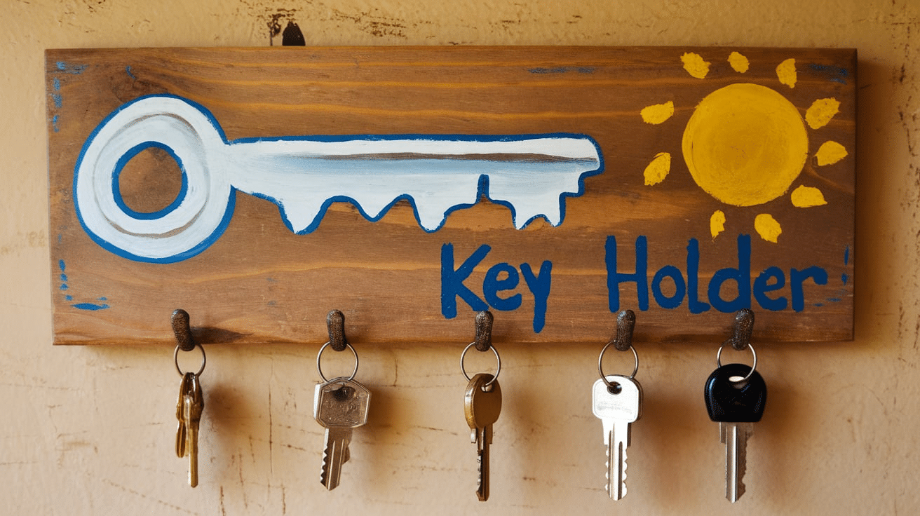 key holder board diy craft for adults