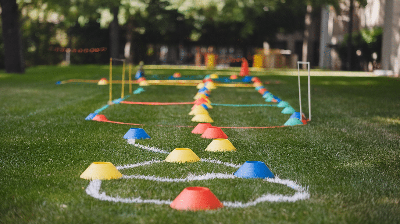 mini obstacle course outdoor activities for kids