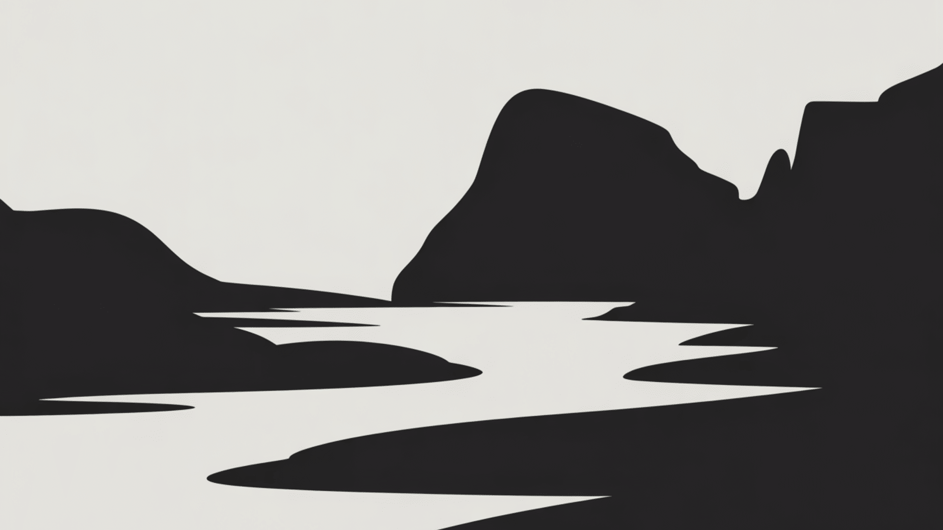 negative space silhouette drawing art project idea