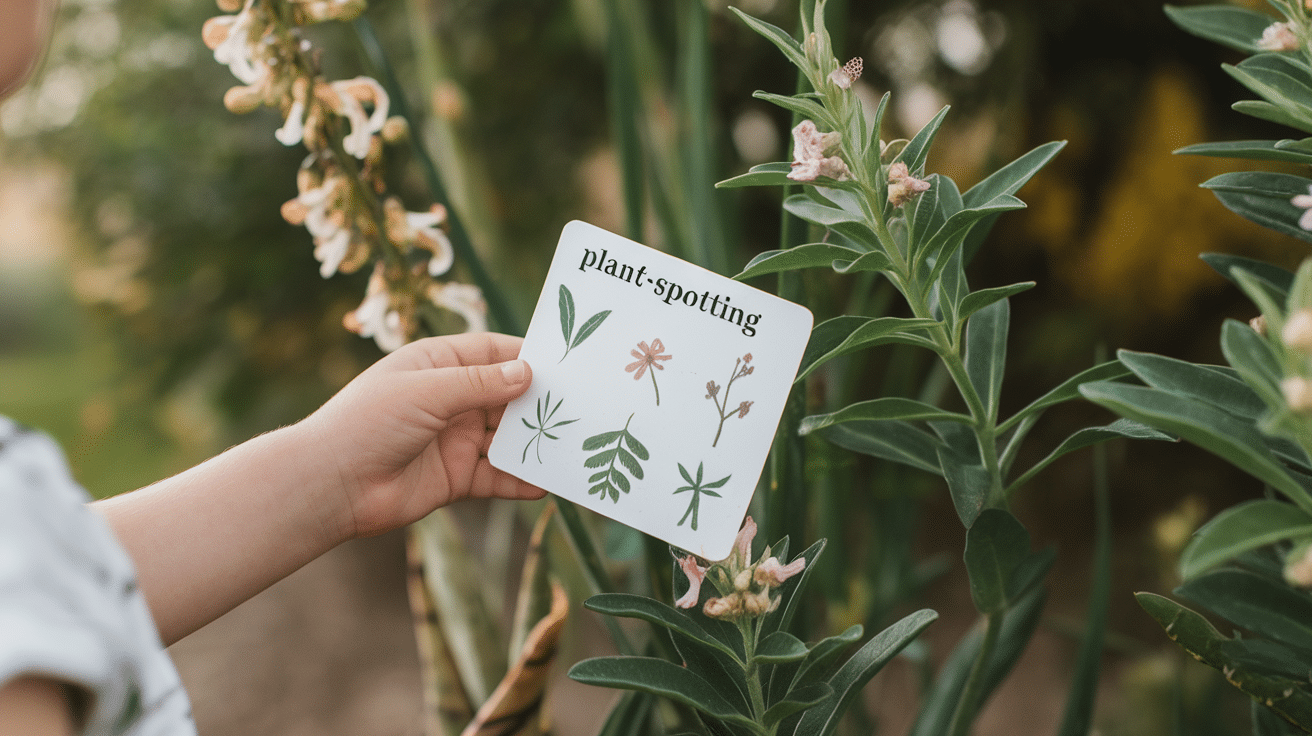 plant spotting walk outdoor activities for kids