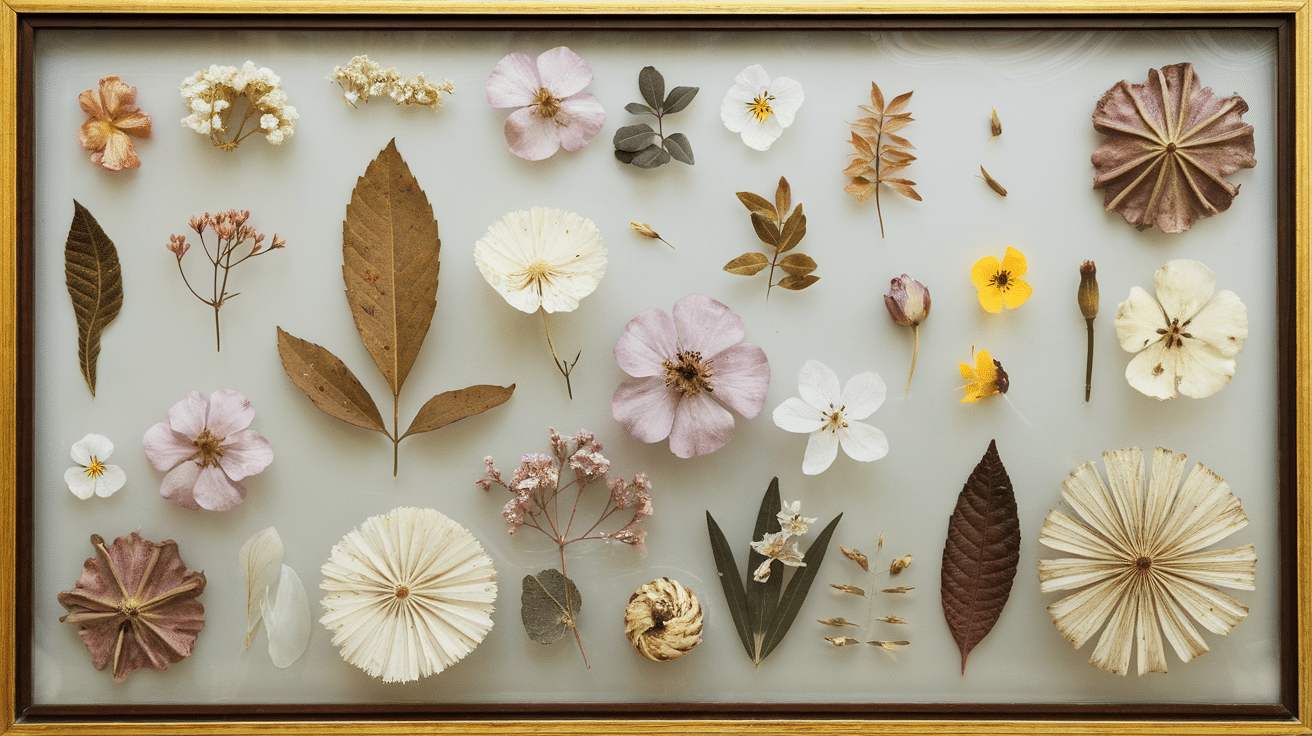 pressed flower frames diy craft for adults