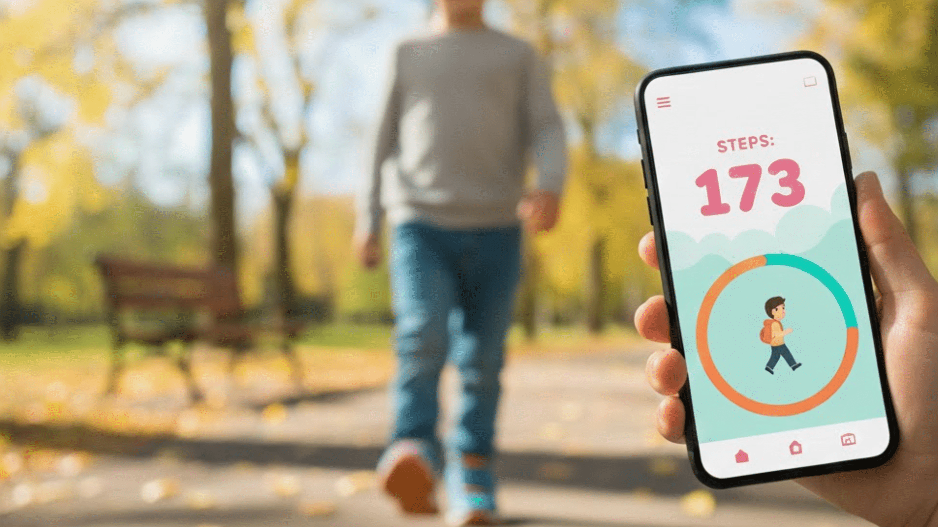 step counting walk outdoor activities for kids