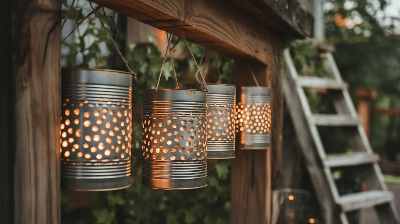 tin can lanterns diy craft for adults