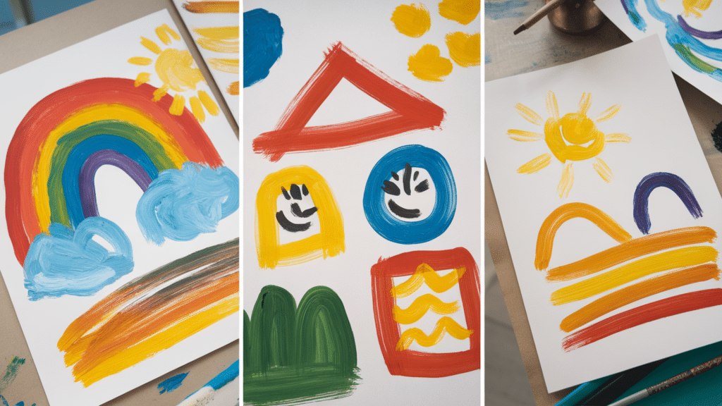 easy painting ideas for kids