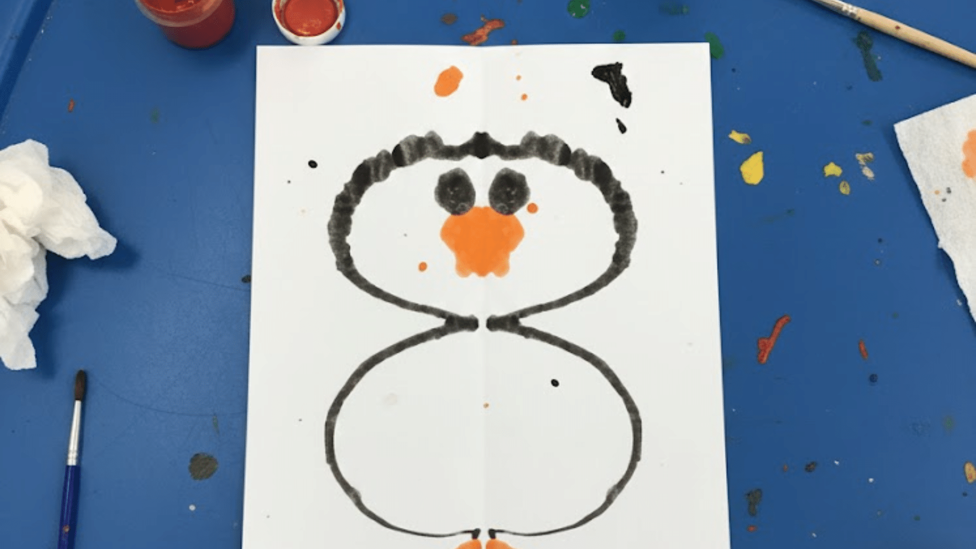 fold and draw symmetry art craft ideas for kids