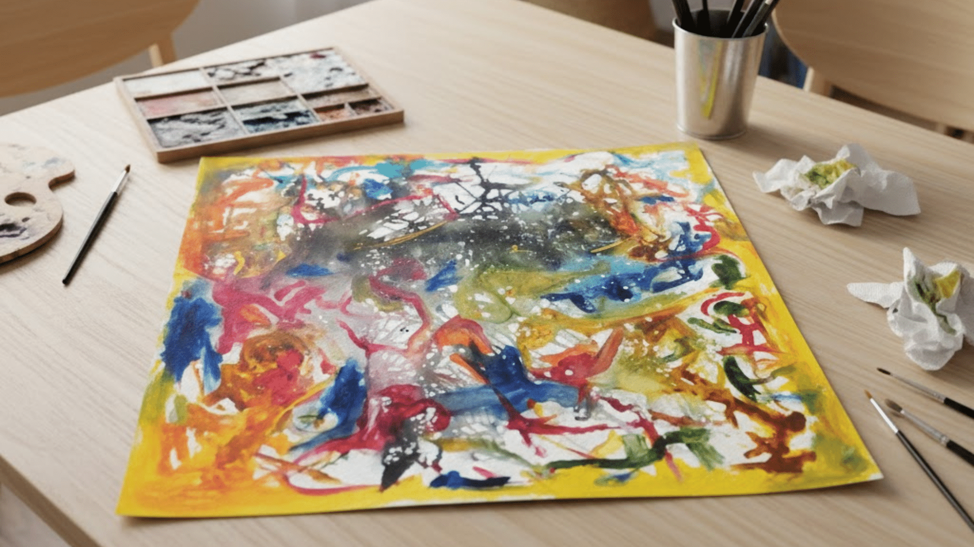 free choice process painting easy painting ideas for kids