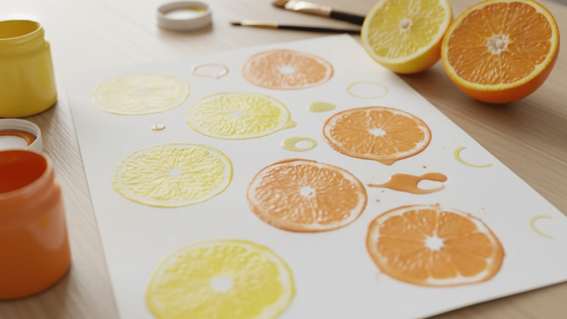 household stamp painting easy painting ideas for kids